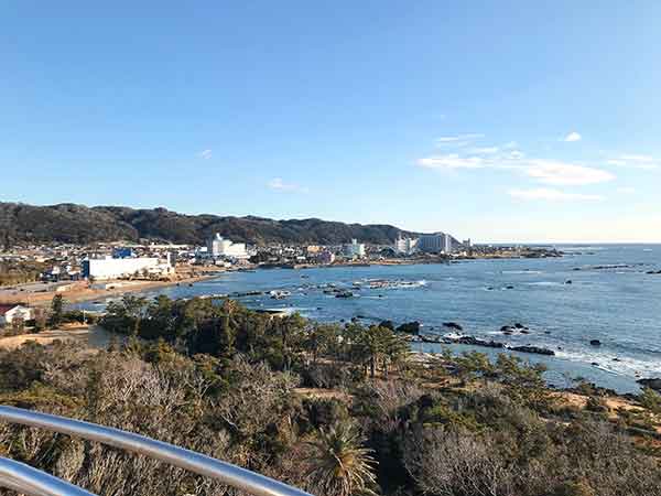 灯台から見た野島崎